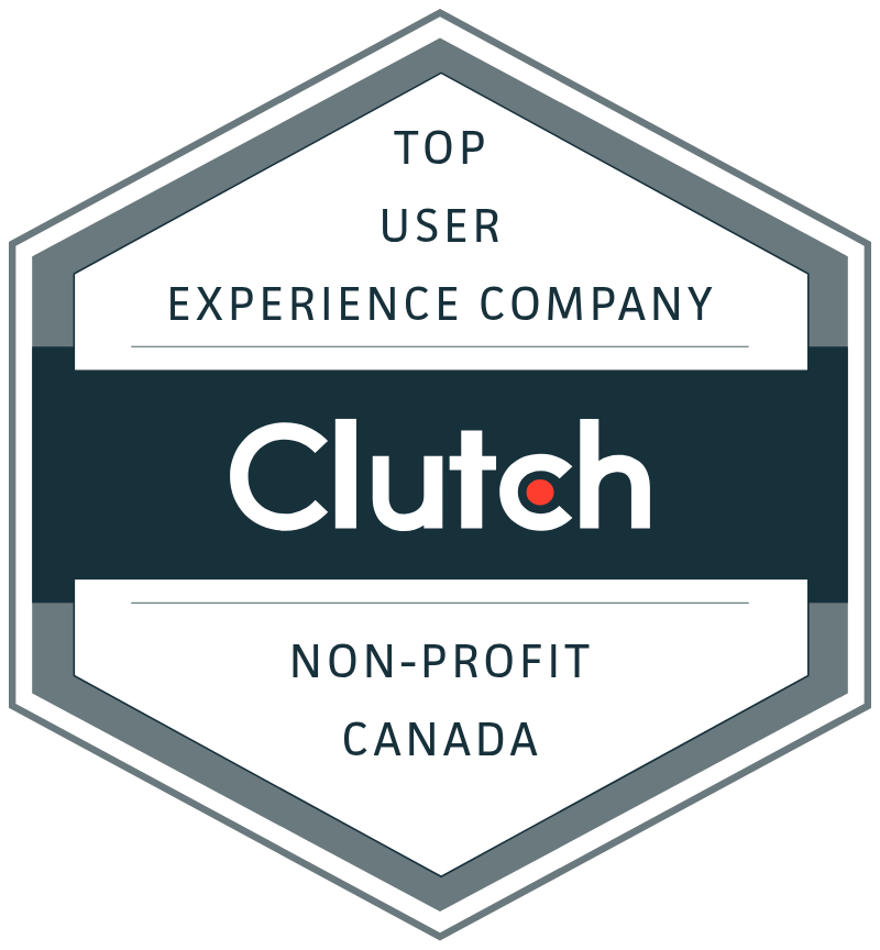Clutch top nonprofit UX firm rating